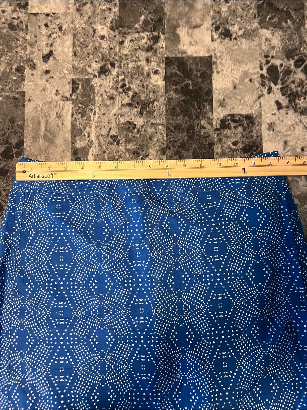 RipSkirt Hawaii Teal Batik Playa Ocean Wrap Skirt Size Medium - Picture 4 of 11